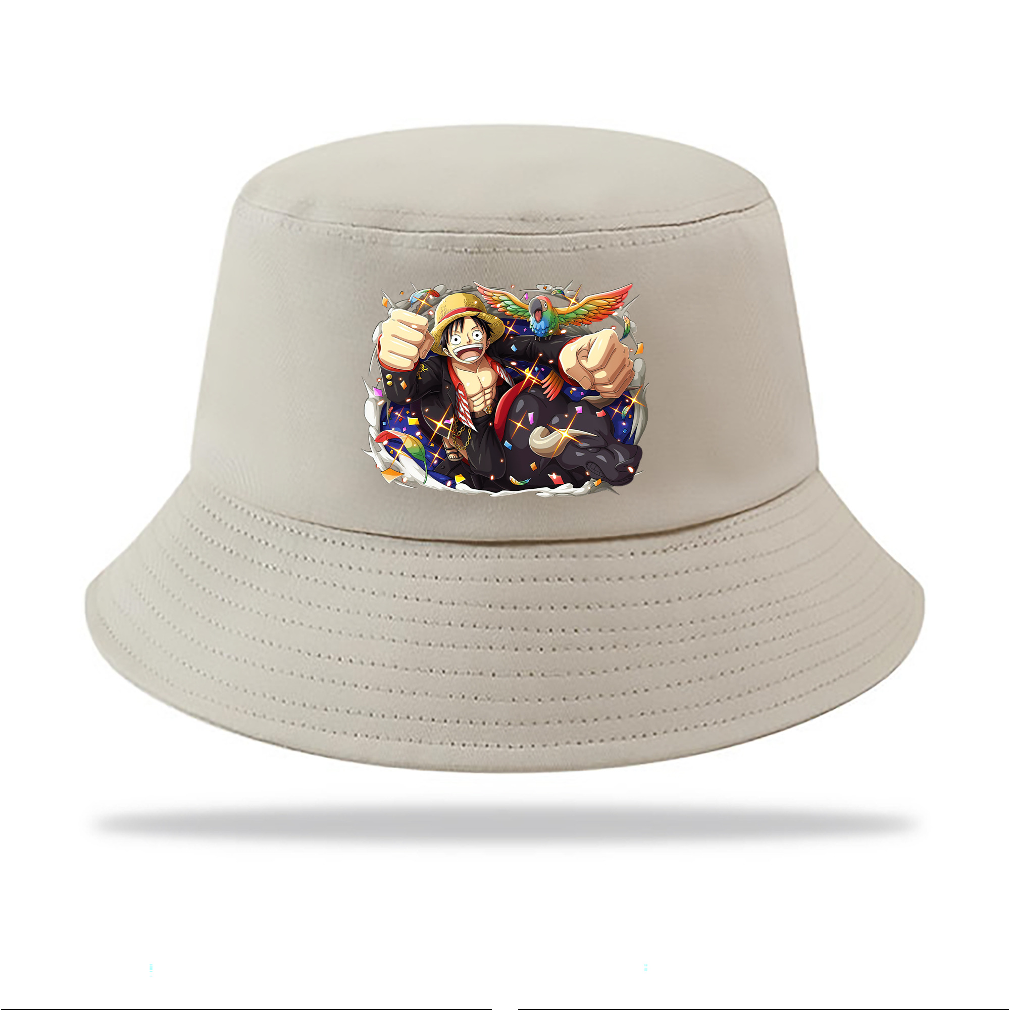 ワンピース モンキー・D・ルフィ ONE PIECE Monkey D. Luffy アウトドア日除けバケットハット